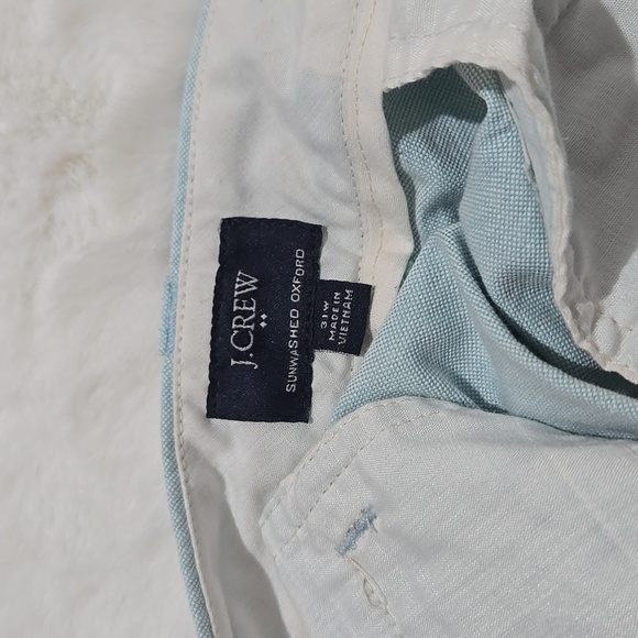 J. Crew light teal blue men's shorts 100% cotton. Size 31 - Picture 3 of 8